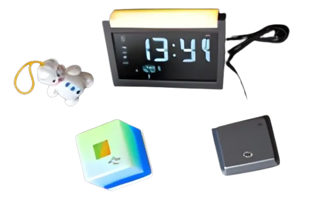The Jenile baby cry pack with the flashing alarm clock