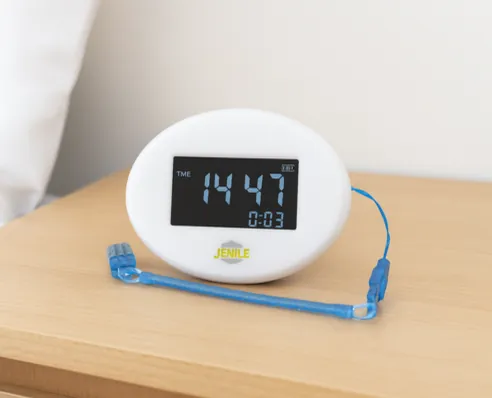 Vibrating light alarm clock